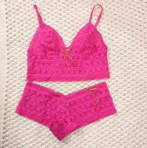 La Senza Bralette and Cheeky Bottom